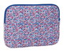 Funda para Portátil Nait Nait Flores coimbra azul Azul 34 x 25 x 2 cm
