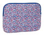 Funda para Portátil Nait Nait Flores coimbra azul Azul 34 x 25 x 2 cm