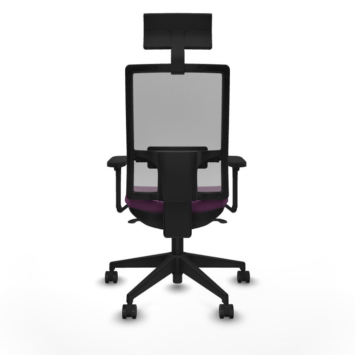 PIQUERAS Y CRESPO Silla de oficina Horna con mecanismo Sincro, Morado y Gris PIQUERAS Y CRESPO Silla de oficina Horna con mecanismo Sincro, Morado y Gris