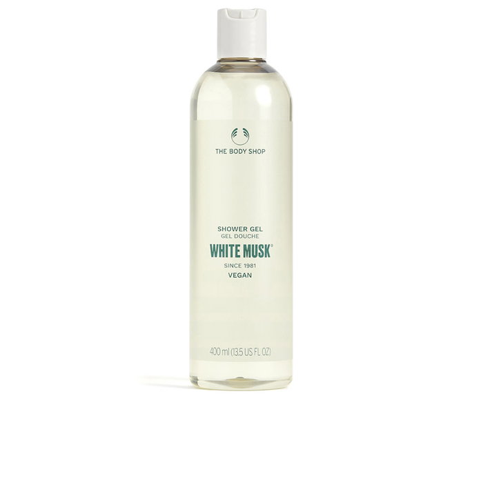 The Body Shop White Musk Gel de Ducha 400 ml con Fragancia Floral y Almizcle Vegano The Body Shop White Musk Gel de Ducha 400 ml con Fragancia Floral y Almizcle Vegano