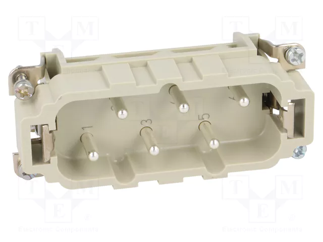 HARTING Han 6HsB-M-S Plantilla de contacto macho Han® HsB