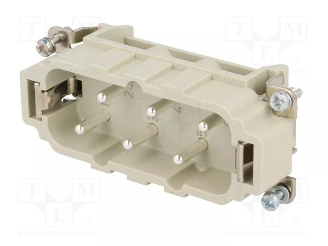 HARTING Han 6HsB-M-S Plantilla de contacto macho Han® HsB
