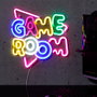 Home Deco Factory Deco Neón LED USB 'Game Room' - Letrero luminoso decorativo, conexión USB, 30x28 cm
