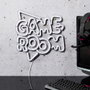 Home Deco Factory Deco Neón LED USB 'Game Room' - Letrero luminoso decorativo, conexión USB, 30x28 cm