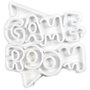 Home Deco Factory Deco Neón LED USB 'Game Room' - Letrero luminoso decorativo, conexión USB, 30x28 cm