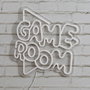 Home Deco Factory Deco Neón LED USB 'Game Room' - Letrero luminoso decorativo, conexión USB, 30x28 cm
