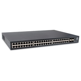 LevelOne GTU-5211 Switch Gigabit No Gestionado de 52 Puertos (48 RJ45 + 4 SFP+ 10G)