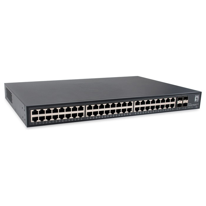 LevelOne GTU-5211 Switch Gigabit No Gestionado de 52 Puertos (48 RJ45 + 4 SFP+ 10G) LevelOne GTU-5211 Switch Gigabit No Gestionado de 52 Puertos (48 RJ45 + 4 SFP+ 10G)