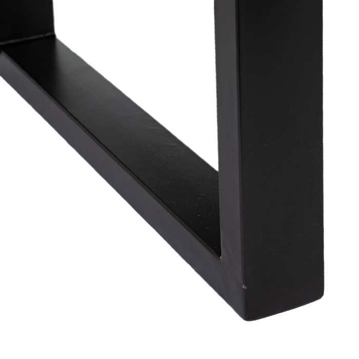 Mesa Comedor Natural-Negro 160 X 90 X 76 cm