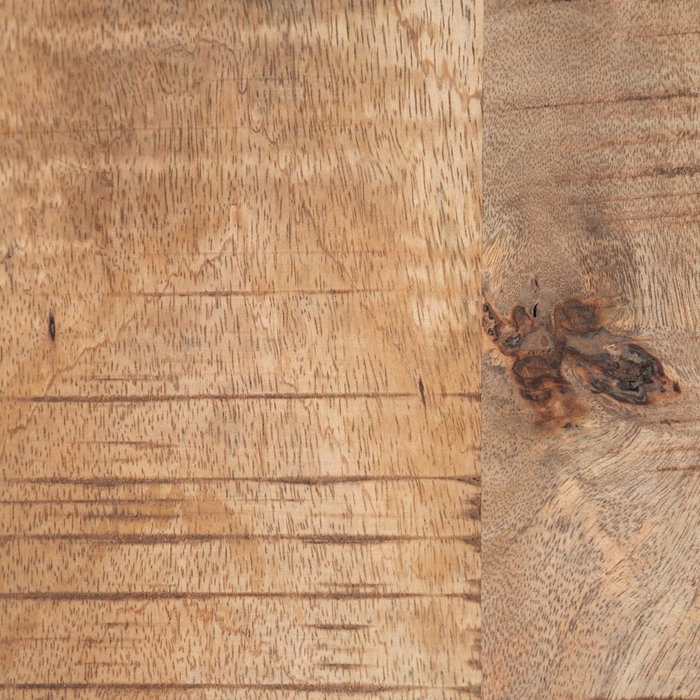 Mesa Comedor Natural-Negro 160 X 90 X 76 cm