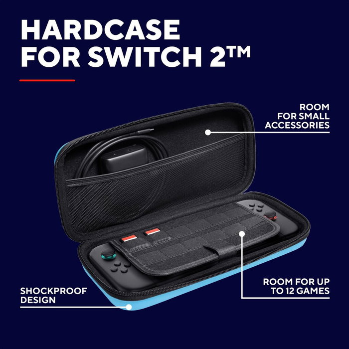 Trust Funda rígida Gaming GXT 1251 XL para Nintendo Switch 2 Azul