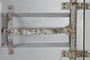 DKD Home Decor Armario Vintage Gris Metal 112 x 46 x 174 cm