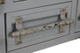 DKD Home Decor Armario Vintage Gris Metal 112 x 46 x 174 cm