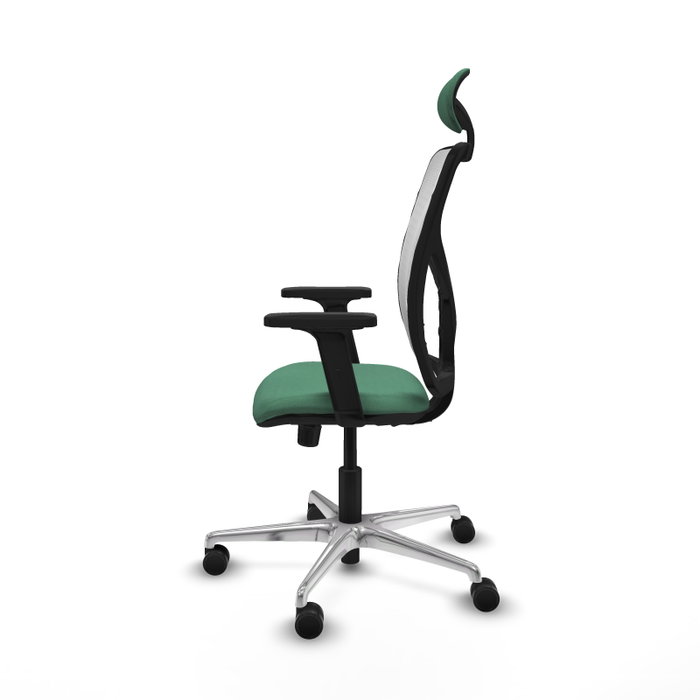 PIQUERAS Y CRESPO Silla de oficina Motilla Verde esmeralda y Blanco PIQUERAS Y CRESPO Silla de oficina Motilla Verde esmeralda y Blanco