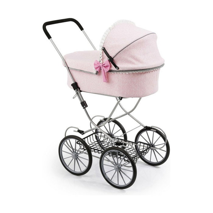 Reig Coche Muñecas Dolls Pram Rosa