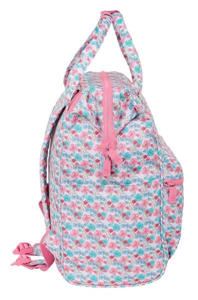 Safta Mochila flores para portátil 13" 27x40x19 cm
