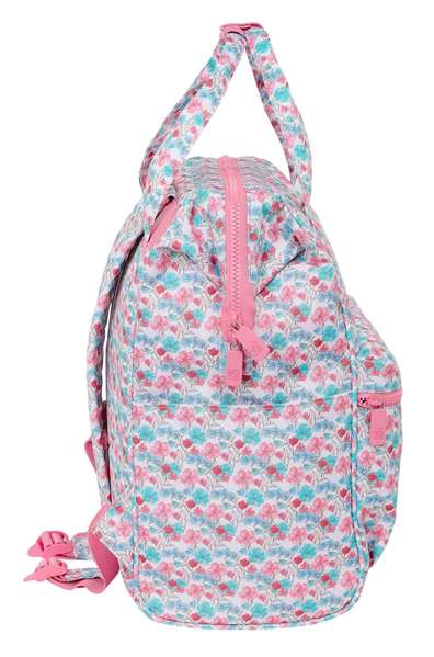 Safta Mochila flores para portátil 13" 27x40x19 cm
