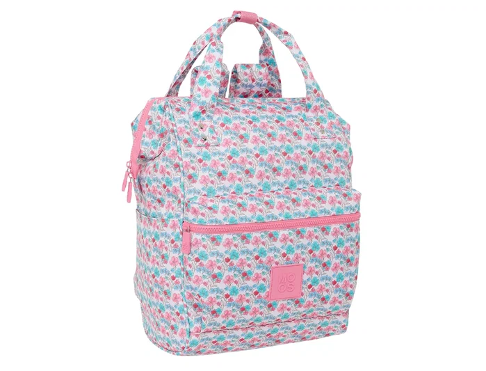 Safta Mochila Moos Flores para Portátil 13 pulgadas con Asas Recicladas Safta Mochila Moos Flores para Portátil 13 pulgadas con Asas Recicladas