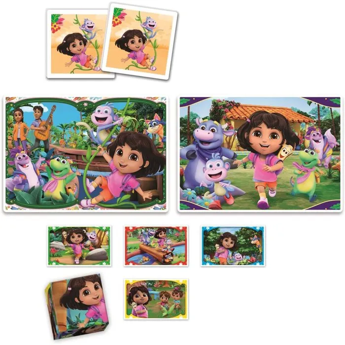 Clementoni CLE8005125182091 Edukit 4 en 1 Dora Clementoni CLE8005125182091 Edukit 4 en 1 Dora