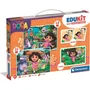 Clementoni CLE8005125182091 Edukit 4 en 1 Dora