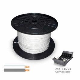 Sediles Cable paralelo 2 x 0,75 mm² blanco/gris 500 m