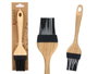Kinvara Pincel de Silicona Negra con Mango de Madera 23 cm x 2 cm x 5 cm (Set de 24)