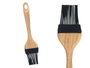 Kinvara Pincel de Silicona Negra con Mango de Madera 23 cm x 2 cm x 5 cm (Set de 24)