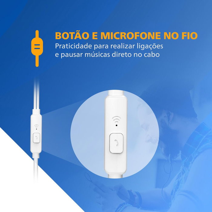 Philips TAUE101 Auriculares Intrauditivos con Micrófono - Blanco Philips TAUE101 Auriculares Intrauditivos con Micrófono - Blanco