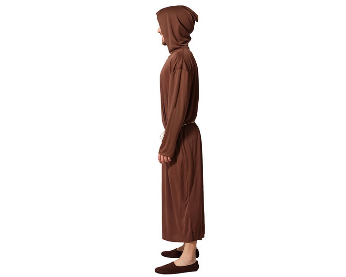 Disfraz de Monje Hombre Adulto Marrón XS-S Disfraz de Monje Hombre Adulto Marrón XS-S