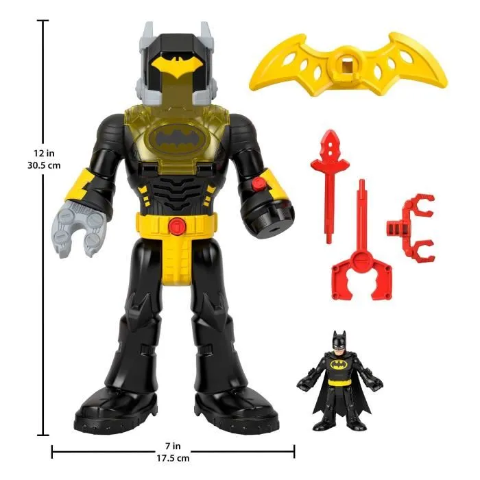 Imaginext Batman DC Super Friends Figura con Robot Exoesqueleto HYG31 - Figura de Acción para Niños