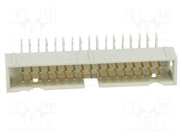 HARTING Conector IDC Macho 34 Pines Angular 90° THT