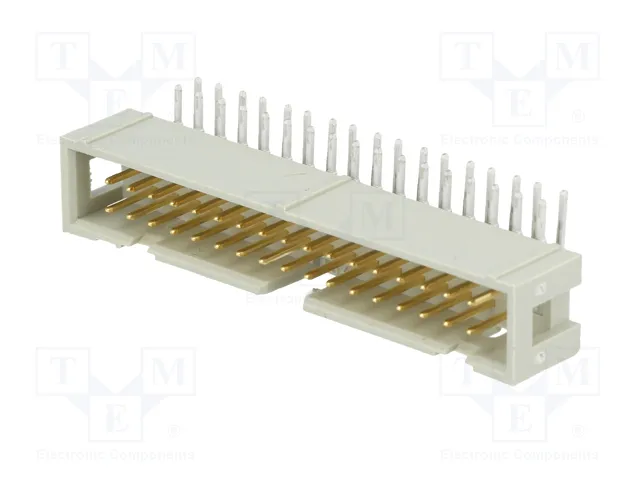 HARTING Conector IDC Macho 34 Pines Angular 90° THT