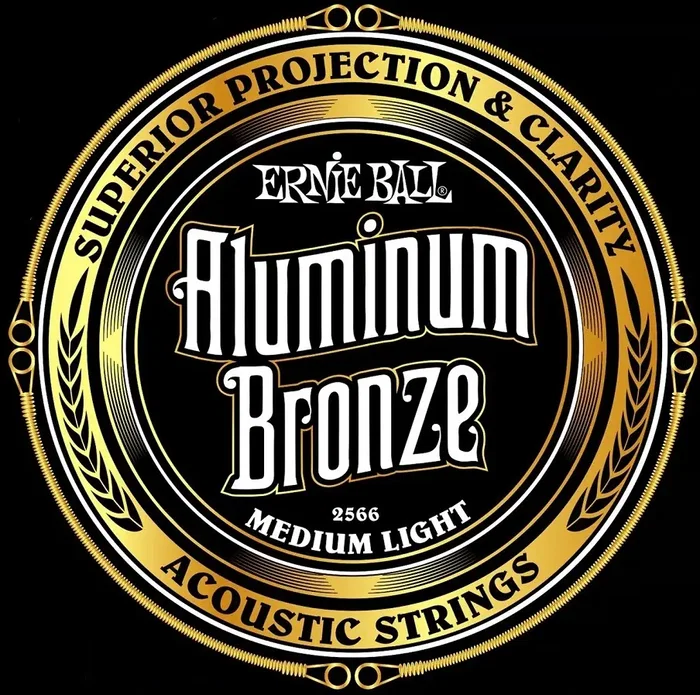 Ernieball Juego Acústica Aluminum Bronze Medium Light 12-54