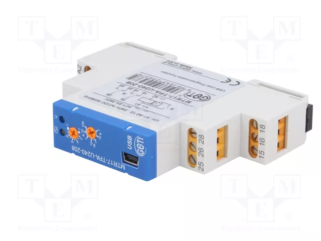 DOBRY CZAS MTR17-TPA-U240-208 Relé de tiempo 1s÷100h DOBRY CZAS MTR17-TPA-U240-208 Relé de tiempo 1s÷100h