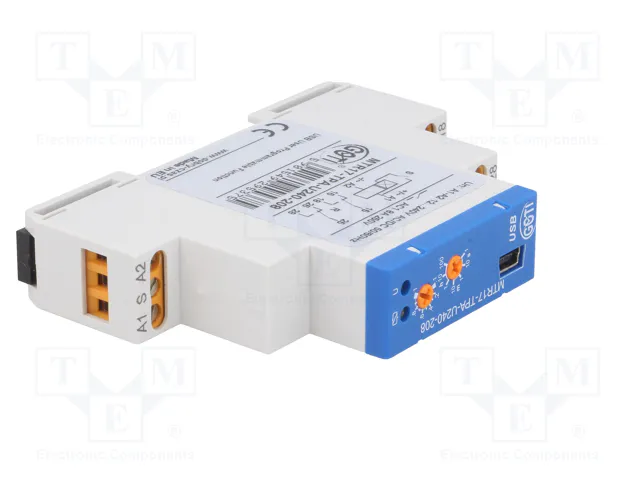 DOBRY CZAS MTR17-TPA-U240-208 Relé de tiempo 1s÷100h DOBRY CZAS MTR17-TPA-U240-208 Relé de tiempo 1s÷100h