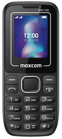 Maxcom MM 135 Light Teléfono Móvil Básico con Teclado, Pantalla 1.77", Dual SIM, Azul