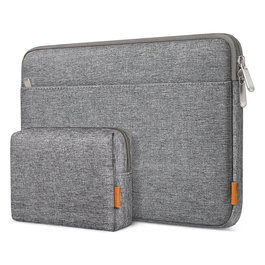 Inateck LB01005-14_gray Funda para Portátil 35.6 cm (14") - MacBook Pro 2019/2018/2017/2016, HP, Dell, ASUS, Acer, Lenovo, Toshiba - Resistente, Cremallera
