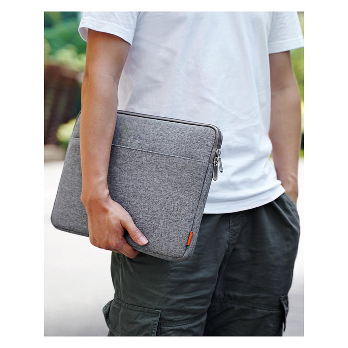 Inateck LB01005-14_gray Funda para Portátil 35.6 cm (14") - MacBook Pro 2019/2018/2017/2016, HP, Dell, ASUS, Acer, Lenovo, Toshiba - Resistente, Cremallera
