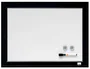 Nobo Pizarra Blanca Marco Negro 585x430 mm Lacada Magnética