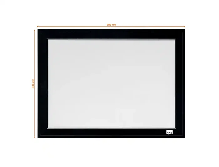 Nobo Pizarra Blanca Marco Negro 585x430 mm Lacada Magnética Nobo Pizarra Blanca Marco Negro 585x430 mm Lacada Magnética
