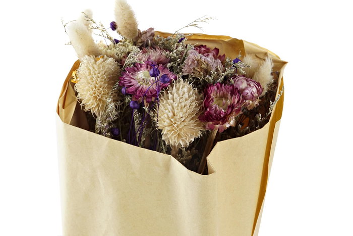 DKD Home Decor Ramo de Flores Secas Surtido de 2 Unidades (Lila y Amarillo) DKD Home Decor Ramo de Flores Secas Surtido de 2 Unidades (Lila y Amarillo)