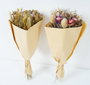 DKD Home Decor Ramo de Flores Secas Surtido de 2 Unidades (Lila y Amarillo)