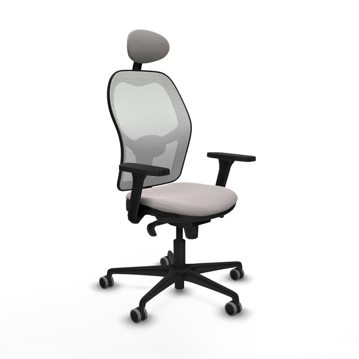 PIQUERAS Y CRESPO Silla de oficina Jorquera Blanco con mecanismo Sincro PIQUERAS Y CRESPO Silla de oficina Jorquera Blanco con mecanismo Sincro