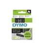 Dymo Cinta D1 12mm x 7m Blanco sobre negro