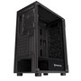 Nfortec Caja Gaming Azir ATX Negra - Torre Media con 4 Ventiladores A-RGB, Cristal Templado, Soporta Placas ATX, 330mm GPU, Ref. NF-CS-AZIR-B