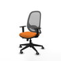 PIQUERAS Y CRESPO Silla de oficina Cilanco Naranja y Gris