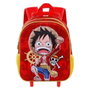 One Piece Mochila 3D con Ruedas Pequeña Luffy Rojo