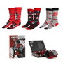 Cerdá Pack de 3 pares de calcetines Harley Quinn DC Comics, talla 36-43