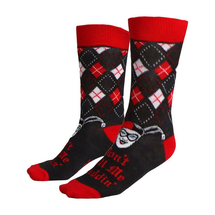 Cerdá Pack de 3 pares de calcetines Harley Quinn DC Comics, talla 36-43 Cerdá Pack de 3 pares de calcetines Harley Quinn DC Comics, talla 36-43