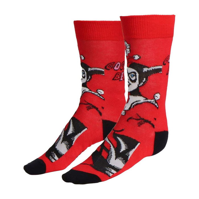 Cerdá Pack de 3 pares de calcetines Harley Quinn DC Comics, talla 36-43 Cerdá Pack de 3 pares de calcetines Harley Quinn DC Comics, talla 36-43